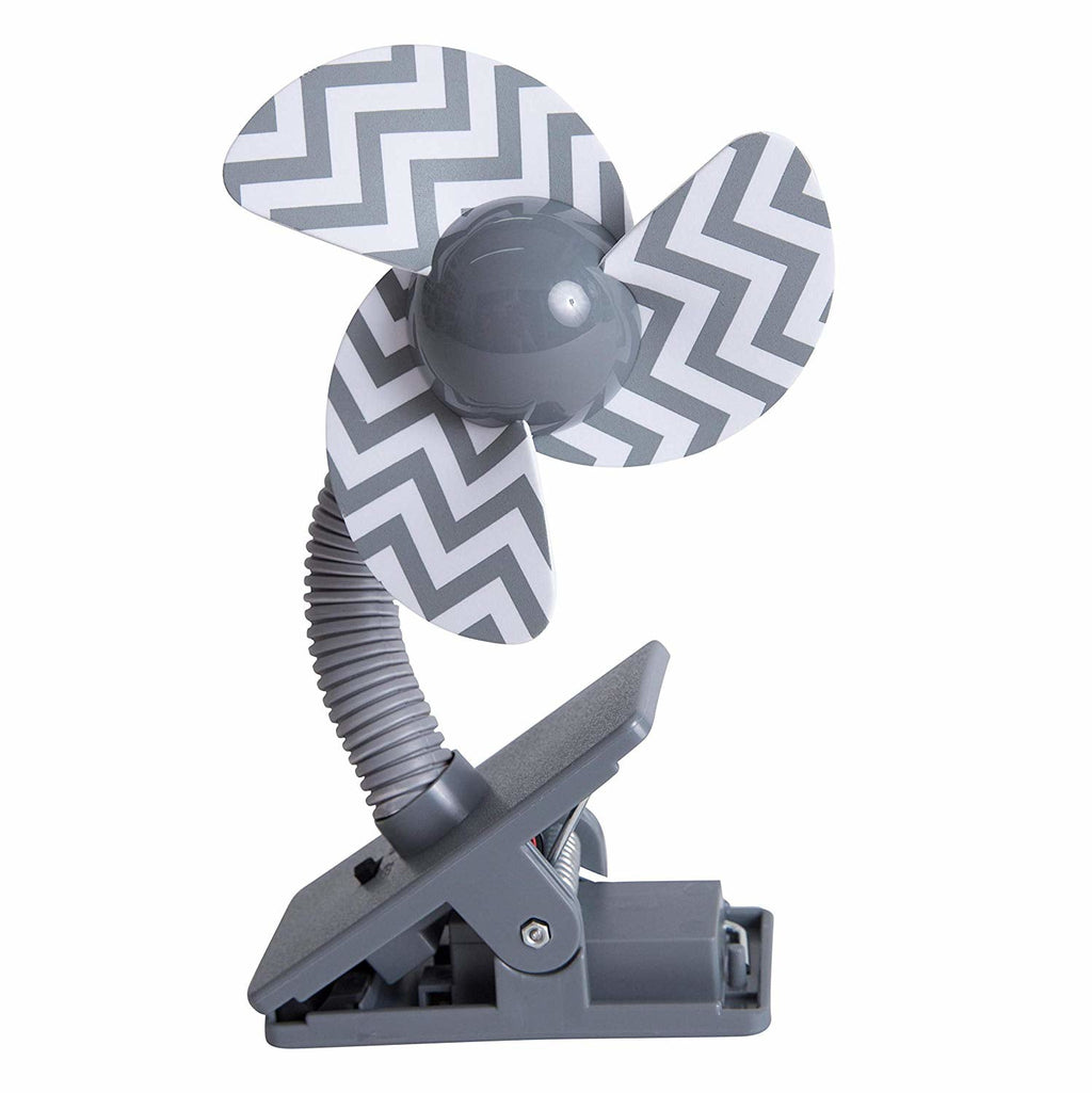 Grey Stroller Fan